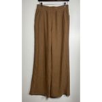 Halara  High Waisted Pocket Straight Leg Mop Corduroy Pants Medium Brown NEW Photo 1