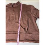 Athleta  Sweatshirt Womens 3X Brown Altitude Polartec Half Zip Athleisure Lined Photo 5