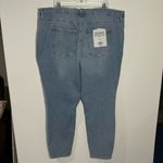 ZARA x Good American Collab High Rise Skinny Light Wash Size 30 Plus Photo 4