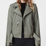 ALLSAINTS  Balfern Biker Leather moto Jacket Photo 0