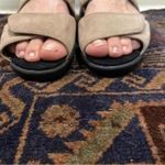 Ciao Chelsea Tan Strap Open Toe Leather Grecian Toga Sandal Comfort Size 6.5 Photo 2