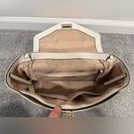 Kate Spade  Tweed & Pebble Leather Envelope Handbag Satchel Purse Photo 6