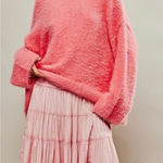 Free People NWOT Harrison bunny crew sweater Photo 0