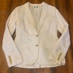 J.Crew  Ivory / Cream Blazer Size 2  Jacket 2 Button Photo 0