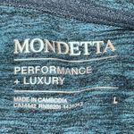 Mondetta  Performance Long Sleeve Hoodie Hooded Pullover Top Teal Heather L 12-14 Photo 6