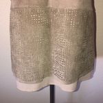 Ecru ‎ medium suede short sleeved blouse Photo 1