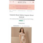 BHLDN 💯% Tadashi Shoji Odette T Dress SZ 16, 12 ,8, 4 ,2 Photo 6