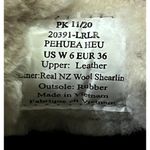 OluKai Pehuea Heu Slip On Shoes Womens 6 Black Shearling Leather Waterproof Used Photo 9