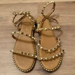 Gold Spike Sandals Size 6.5 Photo 0