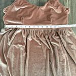 Saltwater Luxe  Stunner Velvet Mini Dress in Dusty Rose Size Medium Photo 9