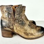 Diba True Walnut Grove Bootie Size 6.5 Western Vintage Distressed Leather Photo 1