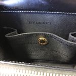 🔃Bulgari Black Leather Accordion Crossbody Bag Photo 12