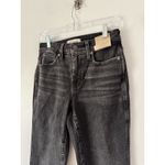 Madewell NWT Curvy Stovepipe Jeans Armand Wash Black Slim Fit Mid Rise Size 26 Photo 5