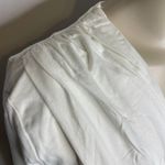 Bobi NWT Front Knot Crop Top MEDIUM Cream Long Sleeve Jersey Knit Casual Modern Photo 4