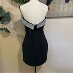 NWT Lulus Unbelievable Sparkle Black Rhinestone Strapless Mini Dress Size L Photo 5