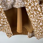 Abercrombie & Fitch Long Sleeve Twist Front Blouse in Light Brown Size Small Photo 6