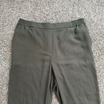 Anthropologie  moss green Essential Pull-On trouser pants size M Photo 3