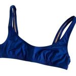 J.Crew Heritage Royal Blue Scoopneck Bikini Top Women's Swimwear Size Small NWT Photo 0