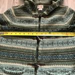Ralph Lauren Vintage 90s polo wool Nordic fair isle women’s hooded sweater coat Photo 4