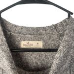 Hollister  Y2k Size‎ Medium Gray Cable Knit Long Sleeve Babydoll Sweater Dress Photo 3