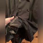 Pendleton  Tailored 100% Virgin Wool Black Trench Coat “Dress” Women’s Size 12 Photo 3