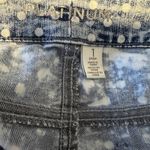Chico's 1 Platinum Jeans Crop Denim Blue White Dot Pattern Med 8/10 Casual Ladies Photo 8