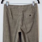 Rafaella Brown Plaid Dress Pants Size 6 Petite Brown and Green Plaid Trousers Photo 5