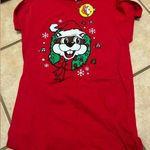 Buc-ee's  Christmas beaver red short sleeve shirt Photo 0