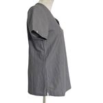 FIGS  Size XS Gray Scrub Top Short Sleeve Uniform Nurse Doctor Medical Tech Photo 2
