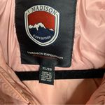 1 Madison  insulated hybrid puffer hooded‎ full zip jacket size XL pink rose Photo 2
