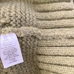 Caslon NWT  x Nordstrom Sage Green Chunky Diamond Knit Turtleneck Sweater Large Photo 6