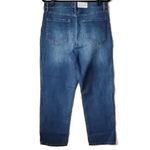 Ella Moss NWT  High Rise Slim Straight Ankle Jeans 12/31 Medium Wash Destroyed Photo 3