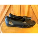 Bare Traps Womens Size 5.5M Westley Vegan Perforated Slip On Flat Sandals Black Photo 2
