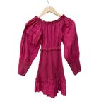 Alexis Marilena Smocked Off-shoulder Blouson-sleeve Dress Size XS Photo 13
