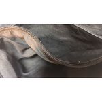 Roxy  Vegan Leather Small Black Crossbody Purse Handbag With Fringe Photo 7