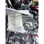 Dress Barn Y2K  Blouse Plus Size 2X Abstract Bell Sleeve Whimsygoth Office Siren Photo 6