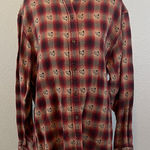 Woolrich  Cotton Lightweight Flannel Sheep Print Plaid Size Large Photo 0