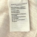 American Eagle  Rib Button Front Cami Top Size S Cream Photo 5