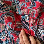 New York & Company Women Paisley Print Shorts Size 0 Pink Photo 3