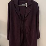 Sag Harbor Dress Women’s Long Blazer Purple Size 8 Photo 0