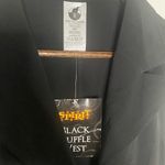 Spirit  Halloween New Black Ruffle High Low Vest Women’s Size Medium witchy Emo Photo 4