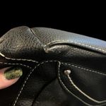 Born concept Black b.o.c. faux leather crossbody shoulder bag with interior power bank pocket Photo 6