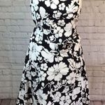 B. Smart ✨  Black White Floral Belted Dress✨ Photo 0