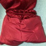 LEOLA COUTURE velvet puffer burgundy full zip fully lined cropped coat size M Purple Size M Photo 6