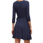 ✨HP✨Deep Plunge Neck Wrap Front Flowing Dress✨ Purple Photo 6