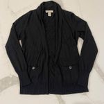 Banana Republic  Open Front Wool Blend Cardigan Sweater Womens Small Front Pocket Photo 0