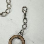 Mother of Pearl Coconut Shell Beaded Chain Belt One Size (OS) Boho ✨ Silver Photo 2