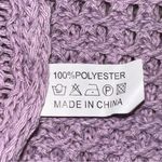 Lavender Knit Tote Bag Purple Photo 3