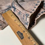 Joie  High-Waisted Denim Shorts With Belted Tie Waist Light Wash pink preppy Photo 4