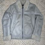 ASOS Women's Cream Shearling Jacket Photo 1